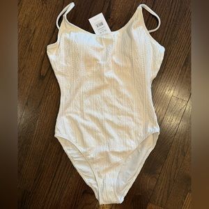 Andie Swim - NWT White Tall Swimsuit!
